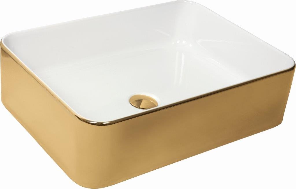 LAVABO 150X550X400 UP BICOLOR GOLD - IVT